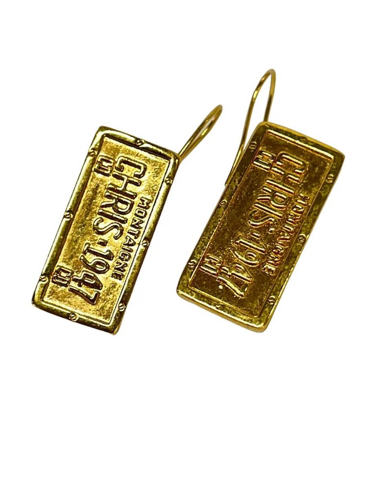 Dior/Christiandior Gold Hardware Earrings